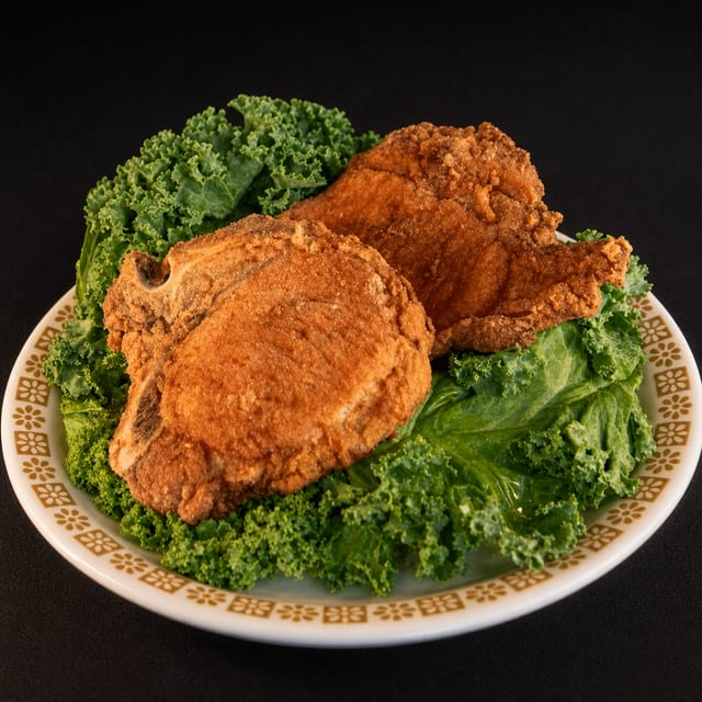 Fried Pork Chops (2pieces).